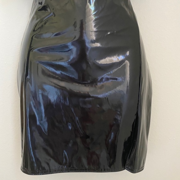 Shine Vinyl Nasty Gal Mini skirt - Picture 2 of 2